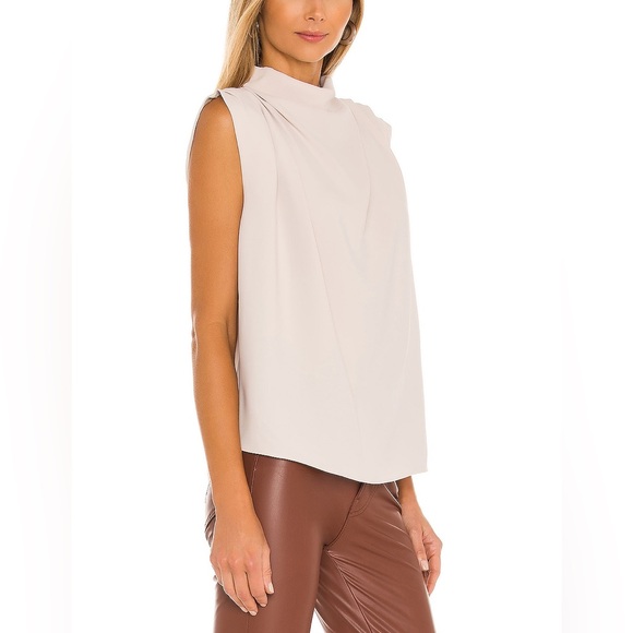 NEW Amanda Uprichard Sleeveless Fabienne Top in Bone size Medium - Picture 6 of 7